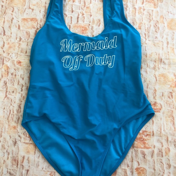 Other - One piece “mermaid off duty”swimsuit Sz XL Other - One piece “mermaid off duty”swimsuit Sz XL
